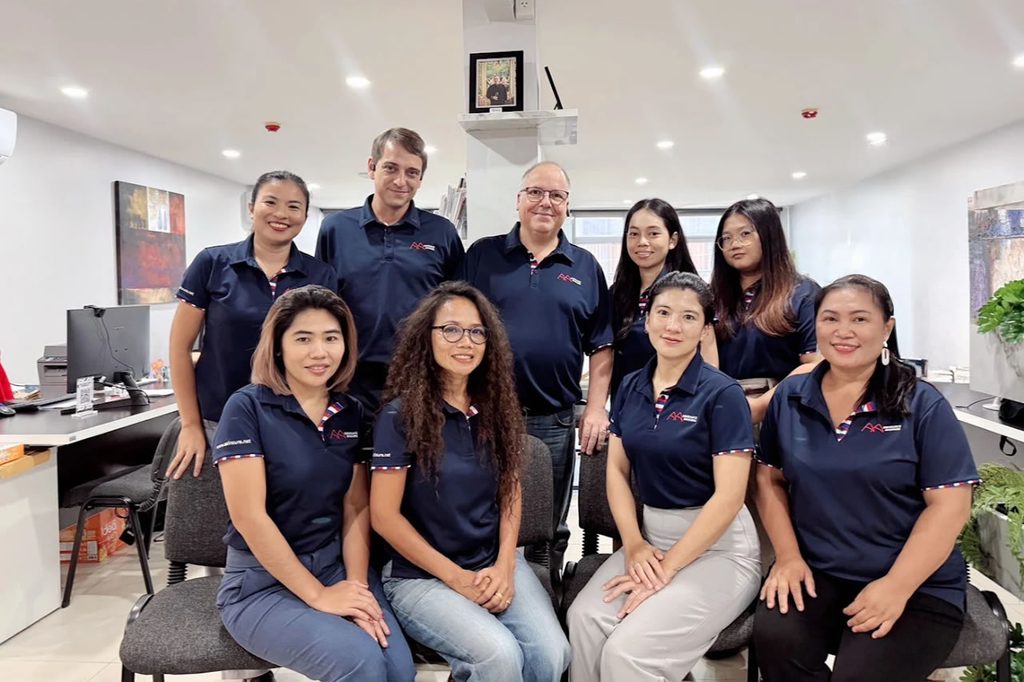 Team at the AA Insurance Brokers office in Hua Hin