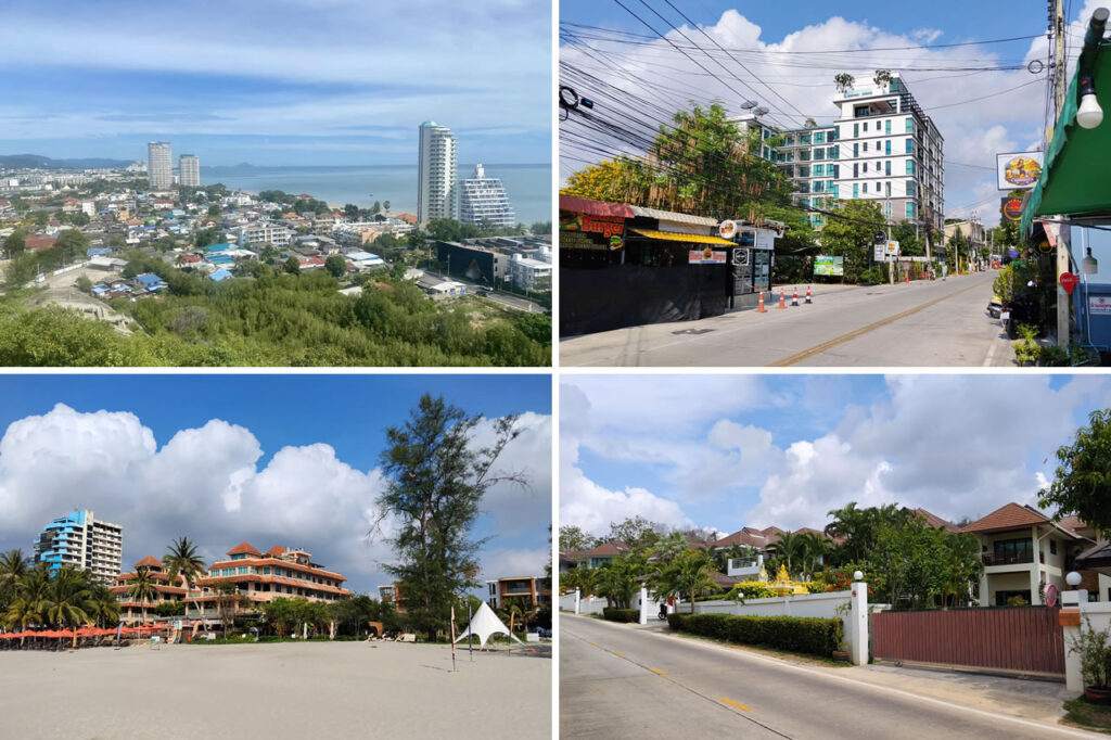 Condominiums, beachfront properties, town neighborhoods, and villas in Hua Hin, Thailand