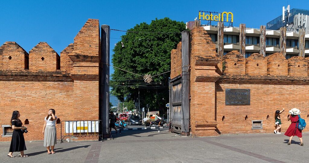 Tha Phae Gate at Chiang Mai Old City
